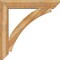 Ekena Millwork Thorton Slat Rough Sawn Bracket w/ Offset Brace, Western Red Cedar, 8"W x 44"D x 44"H BKT0806X44X44THR06RWR - alternate 4
